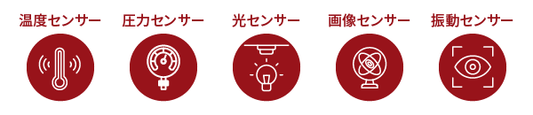 5種類のスマートセンサー